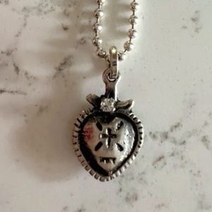 Virgin Saints & Angels Small Heart Necklace